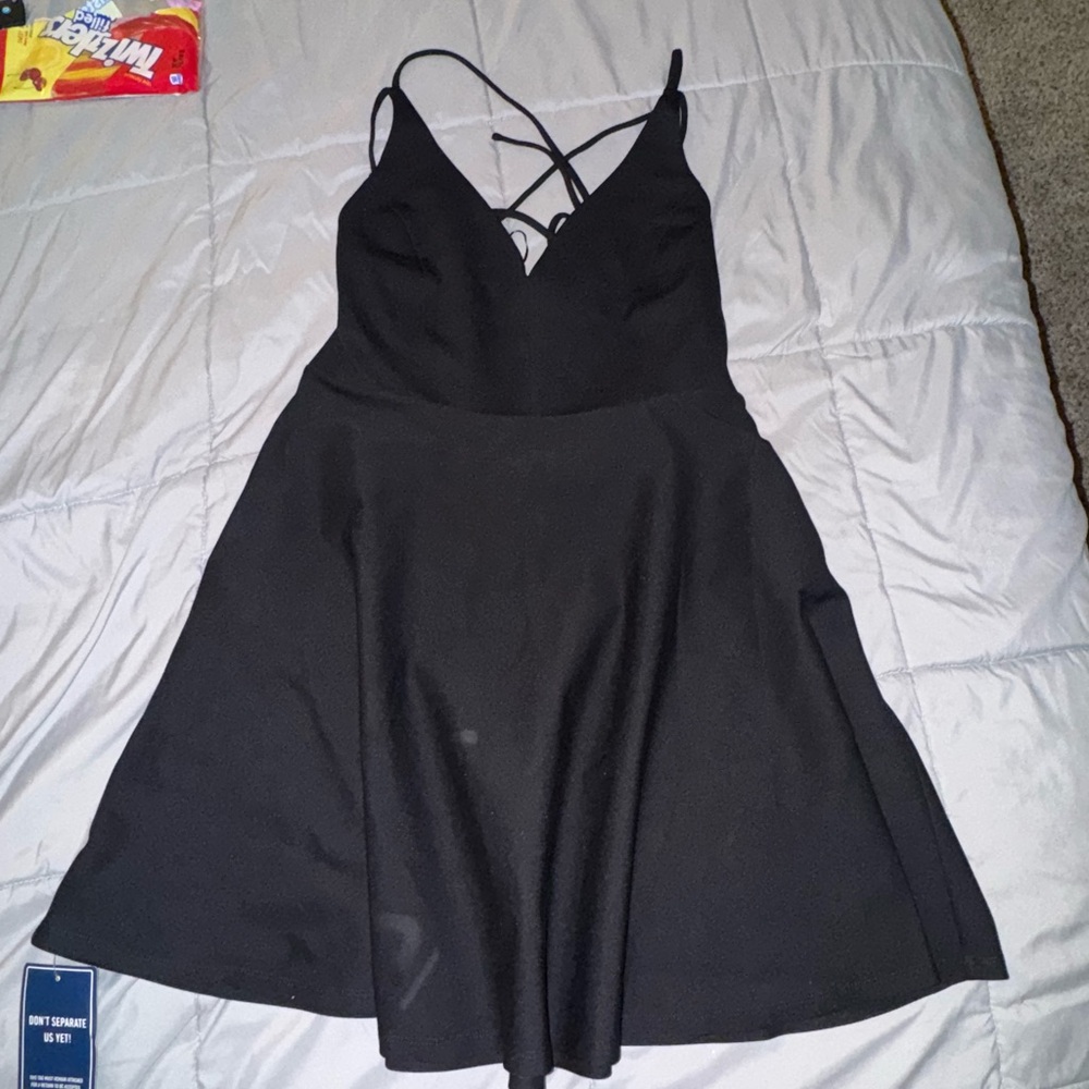 Black Spaghetti Strap Dress